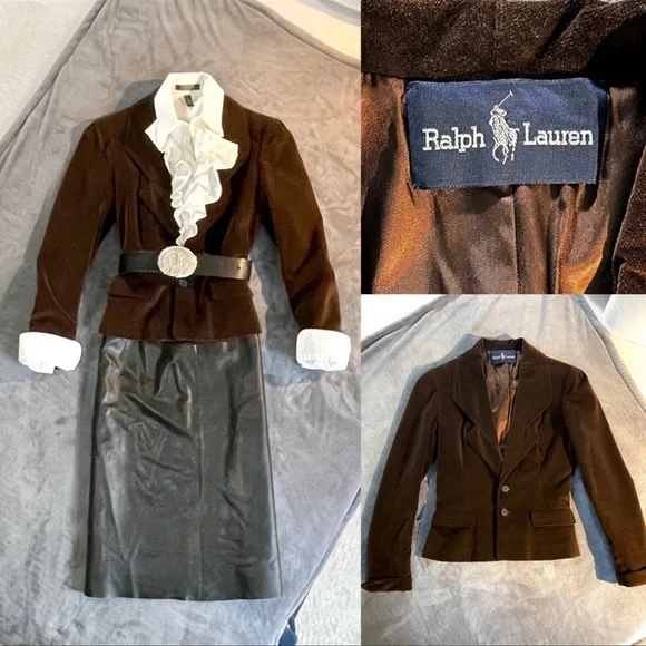 Ralph Lauren Brown Blazer - Picture 1 of 7